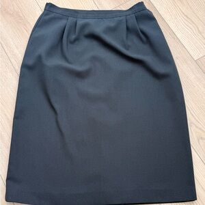 Southern Lady Classic Black Pencil Skirt